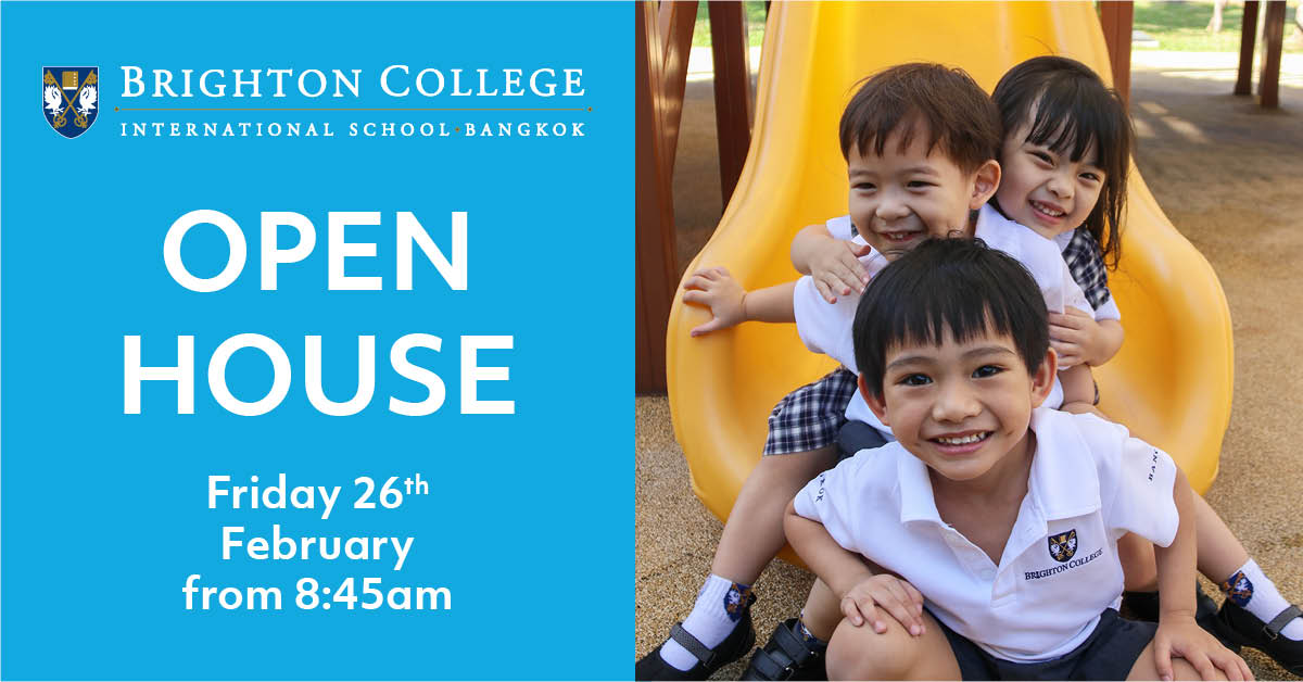 Brighton College Bangkok to Launch  Open House and A Level Scholarships Day on 26 and 27 Feb. 2021