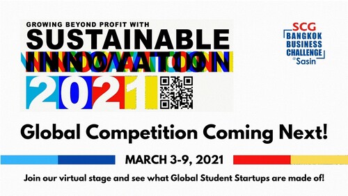 นักศึกษาไทยเจ๋ง! คว้า 5 ที่นั่ง เข้ารอบ Global Competition ในการแข่งขัน SCG Bangkok Business Challenge @ Sasin 2021 ร่วมเชียร์ 3 – 9 มีนาคมนี้