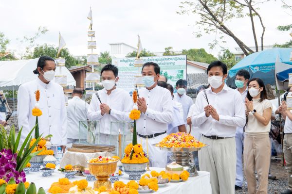 มจพ. ร่วมพิธีมหาพุทธาภิเษกพระนิรันตรายจำลอง เสริมความมหามงคลศักดิ์สิทธิ์ ปลุกเสกโดยพระมหาเถระ