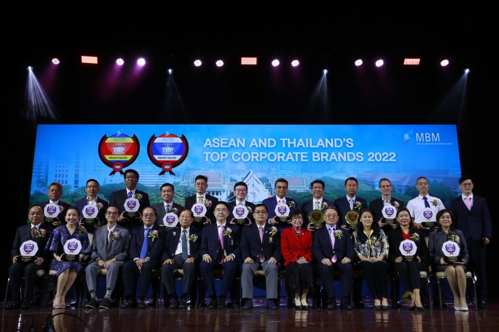 Chulalongkorn Business School Announces ASEAN and Thailand’s Top Corporate Brands 2022