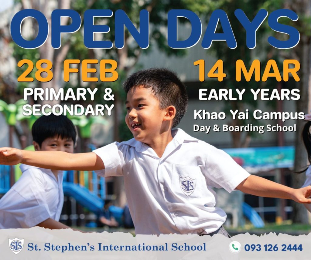 St. Stephen’s Khao Yai – Open Days 2023