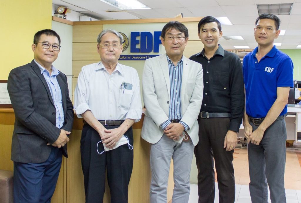 ผู้บริหารมูลนิธิ EDF ต้อนรับผู้บริจาคทุนการศึกษาจากประเทศญี่ปุ่น