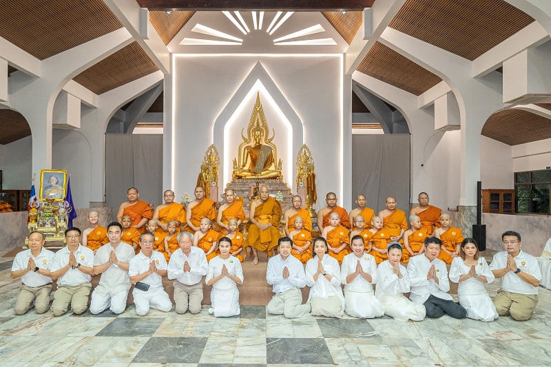 “สามเณรปลูกปัญญาธรรม ปี 9” เข้าสู่ร่มกาสาวพัสตร์ ณ วัดมเหยงคณ์ อยุธยา