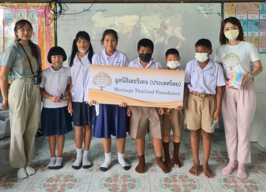มูลนิธิเฮอริเทจ (ประเทศไทย) จัดทำโครงการ “ห้องเรียนโภชนาการเพื่อการเรียนรู้” ให้แก่เด็กนักเรียนโรงเรียนบ้านเพลินวัฒนา และโรงเรียนบ้านหอมเกร็ด จังหวัดนครปฐม
