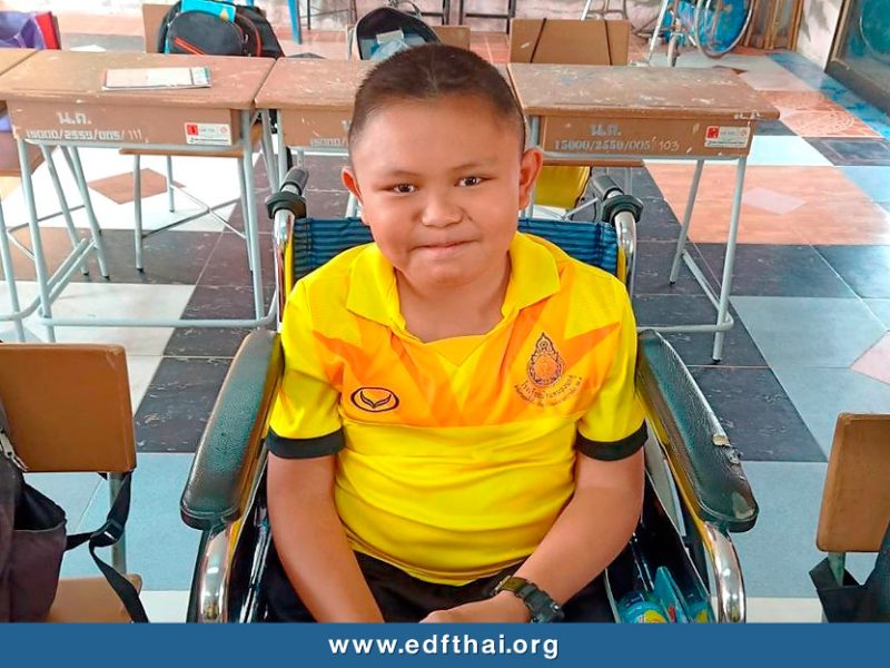 มูลนิธิ EDF ห่วงใยเด็กพิการ ชวนร่วมบริจาค “โครงการทุนการศึกษาเพื่อส่งเสริมเด็กพิการเรียนร่วมในโรงเรียนปกติ”