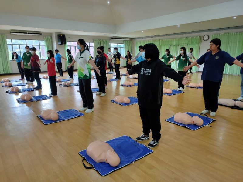 การอบรม Basic Life Support ให้กับนักศึกษา