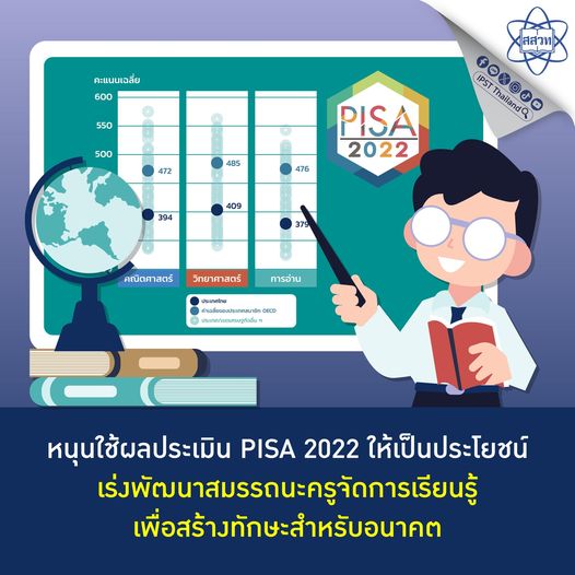 หนุนใช้ผลประเมิน PISA 2022 ให้เป็นประโยชน์ เร่งพัฒนาสมรรถนะครูจัดการเรียนรู้เพื่อสร้างทักษะสำหรับอนาคต