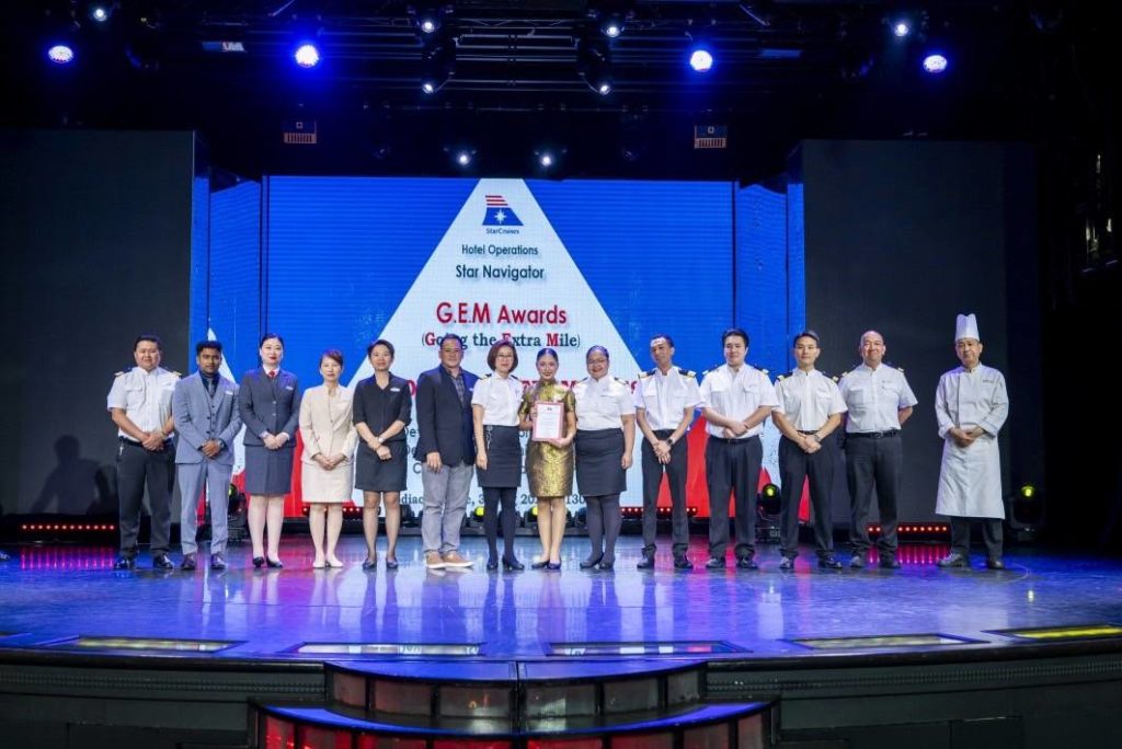 นักศึกษาเรือสำราญ SPU โชว์ศักยภาพระดับโลก! คว้าตำแหน่ง Hotel Grooming Ambassador บนเรือสำราญสุดหรู Star Navigator