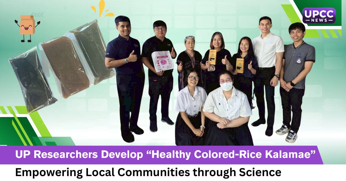 UP Researchers Develop “Healthy Colored-Rice Kalamae” Empowering Local Communities through Science UP Researchers Develop “Healthy Colored-Rice Kalamae” Empowering Local Communities through Science