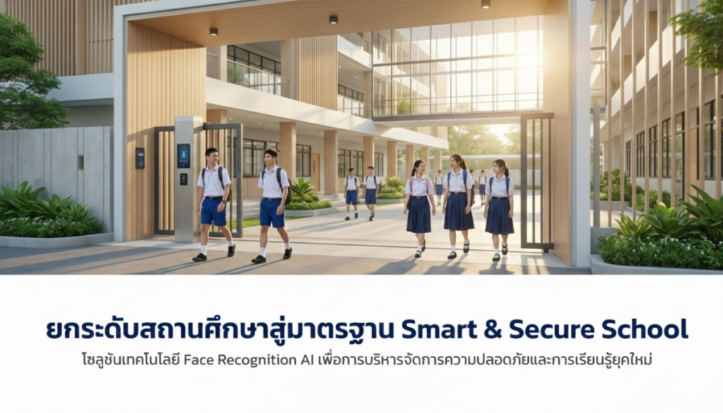 BMG Softtech ชูโซลูชัน Face Recognition AI แก้ปัญหาความแออัดหน้าโรงเรียนช่วงเช้า ยกระดับมาตรฐาน Smart & Secure School