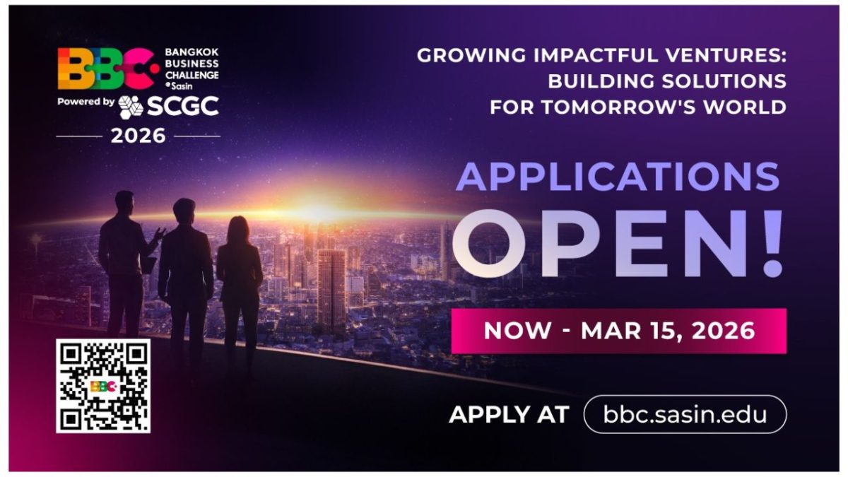 Bangkok Business Challenge 2026 by Sasin – SCGC Opens Applications for Global Student Entrepreneurs Apply by March 15 Bangkok Business Challenge 2026 by Sasin – SCGC Opens Applications for Global Student Entrepreneurs Apply by March 15