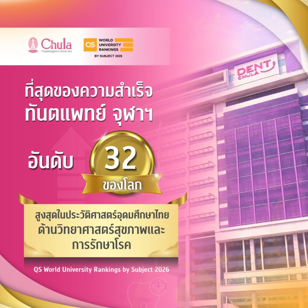 จุฬาฯ ตอกย้ำความเป็นเลิศระดับโลก คว้าอันดับ 1 ของไทย46 สาขาวิชา