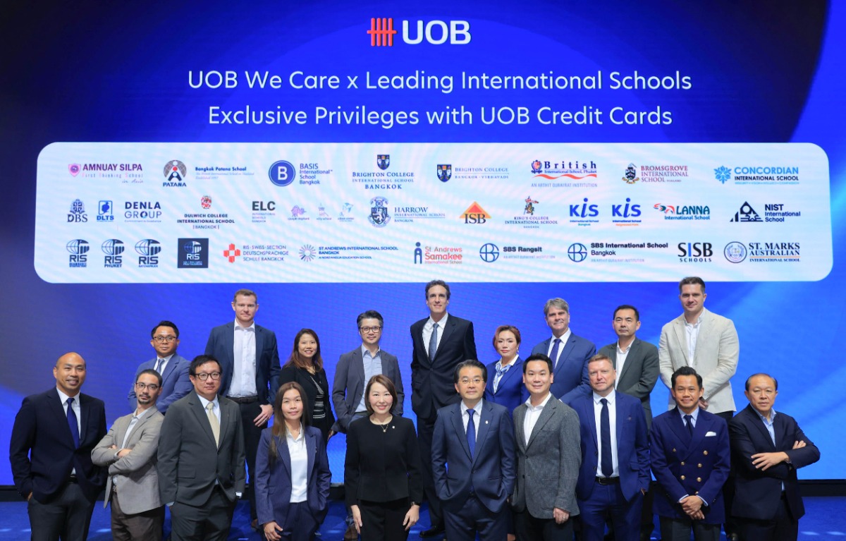 ยูโอบี ผนึก กว่า 30 โรงเรียนนานาชาติชั้นนำ เปิดแคมเปญ UOB We Care จ่ายค่าเทอม ไม่มีค่าธรรมเนียม-ผ่อน 0% รับแนวโน้มตลาดการศึกษานานาชาติขยายตัวต่อเนื่อง ยูโอบี ผนึก กว่า 30 โรงเรียนนานาชาติชั้นนำ เปิดแคมเปญ UOB We Care จ่ายค่าเทอม ไม่มีค่าธรรมเนียม-ผ่อน 0% รับแนวโน้มตลาดการศึกษานานาชาติขยายตัวต่อเนื่อง